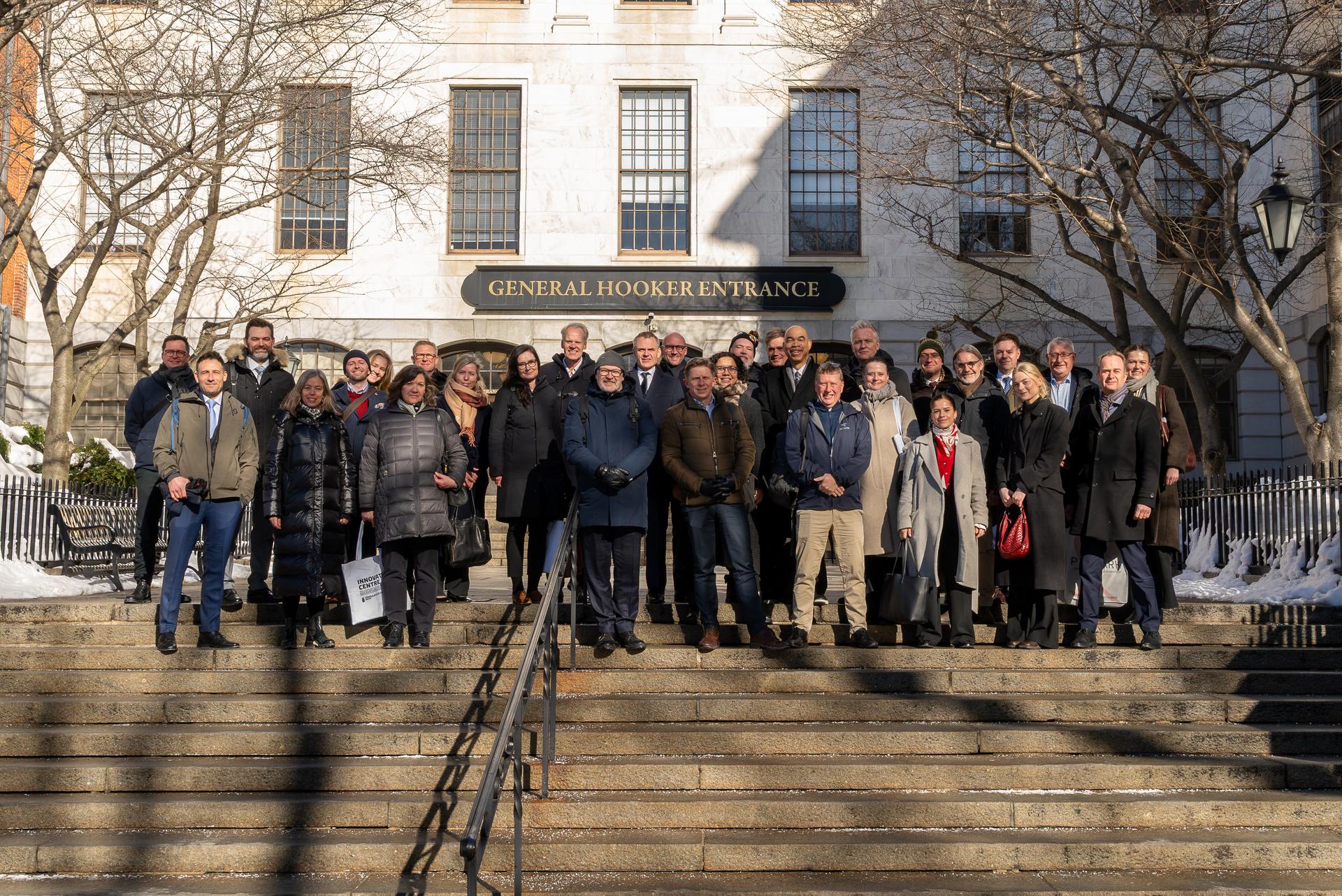 Jakob Stoustrup, professor på Aalborg Universitet med en dansk delegation til Massachusetts